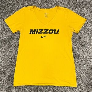 Nike Mizzou Women's Gold T-Shirt, sz S